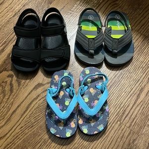 Lot of 3 Toddler Sandals